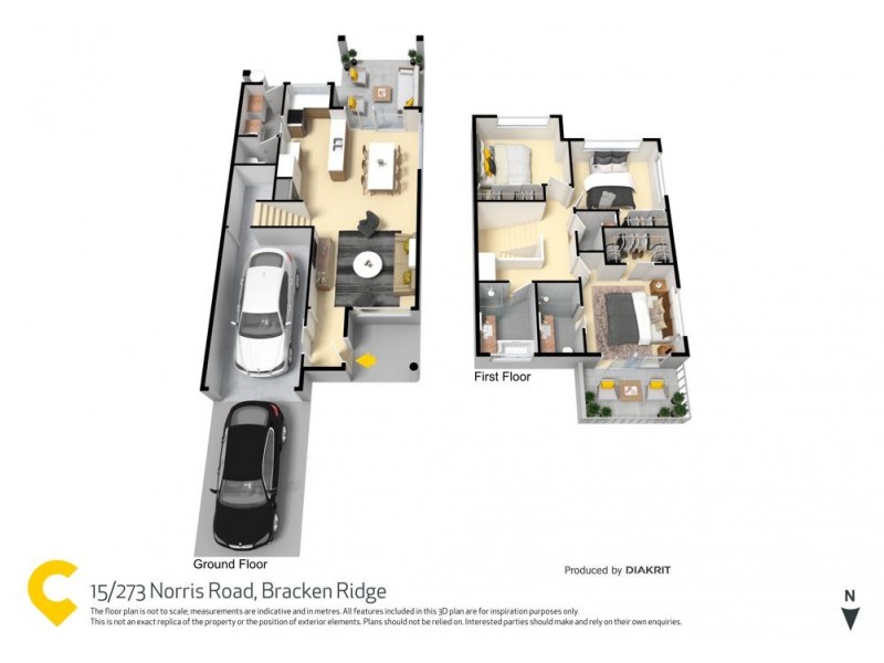 15/11-12 Tania Street, Bracken Ridge QLD 4017 Floorplan