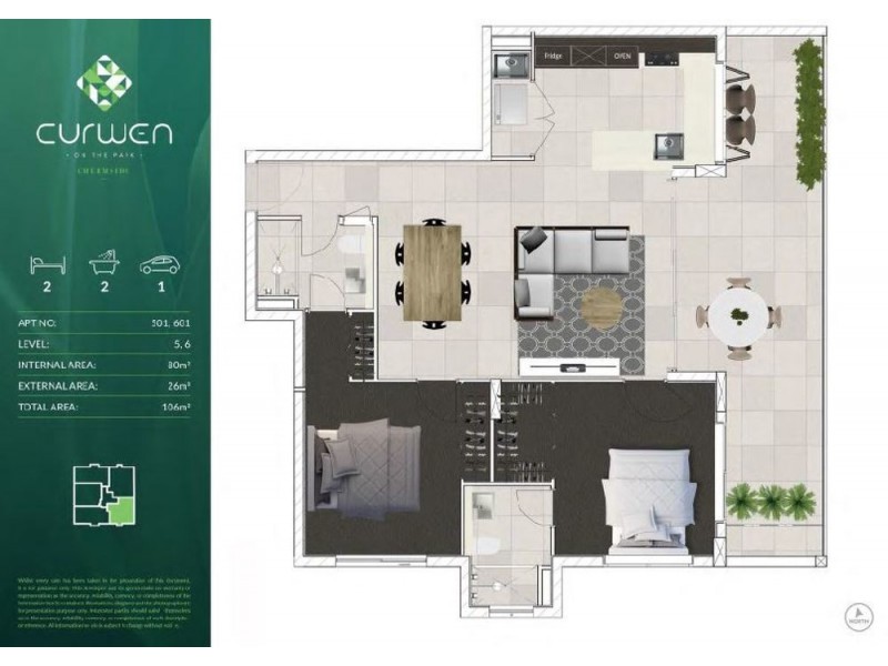 501/16-18 Curwen Terrace, Chermside QLD 4032 Floorplan