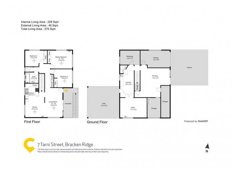 7 Tarni Street, Bracken Ridge QLD 4017 Floorplan