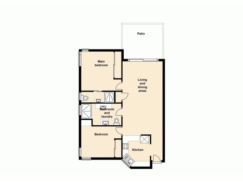 1/42 Hilltop Avenue, Chermside QLD 4032 Floorplan