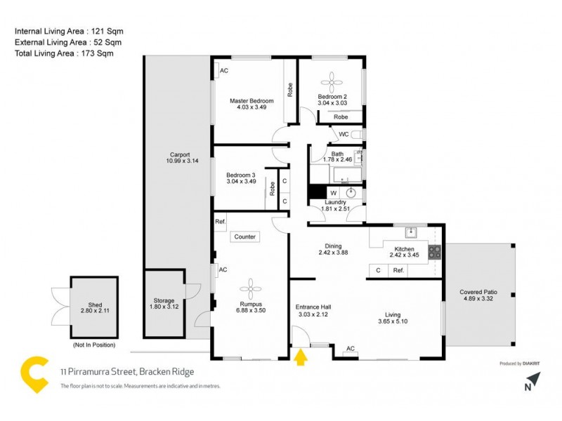 11 Pirramurra Street, Bracken Ridge QLD 4017 Floorplan