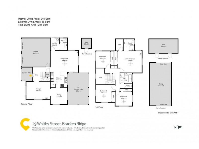 29 Whitby Street, Bracken Ridge QLD 4017 Floorplan