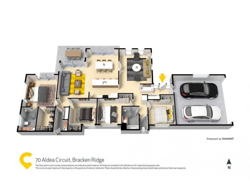 70 Aldea Circuit, Bracken Ridge QLD 4017 Floorplan