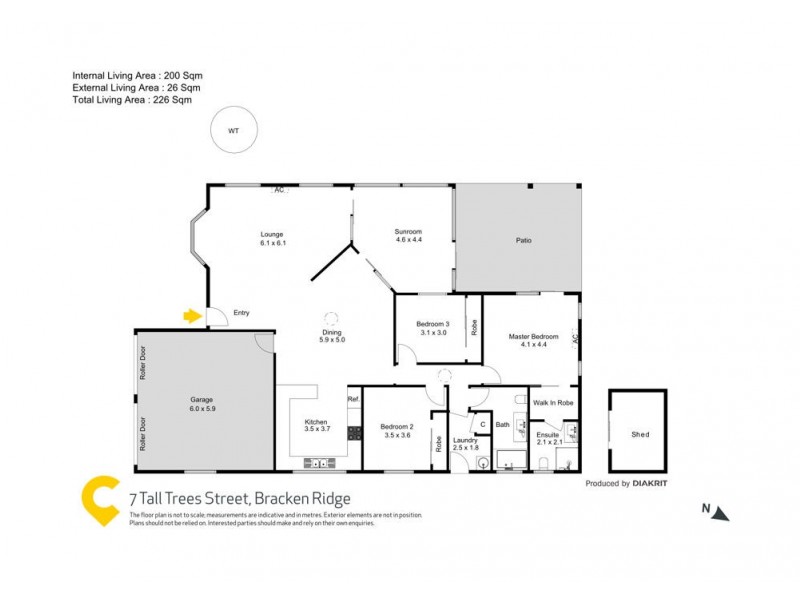 7 Talltrees Street, Bracken Ridge QLD 4017 Floorplan