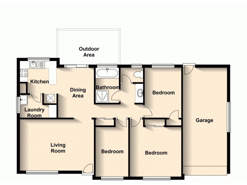 3 Hughes Street, Browns Plains QLD 4118 Floorplan