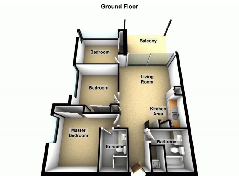 2/96 Dell Road, St Lucia QLD 4067 Floorplan