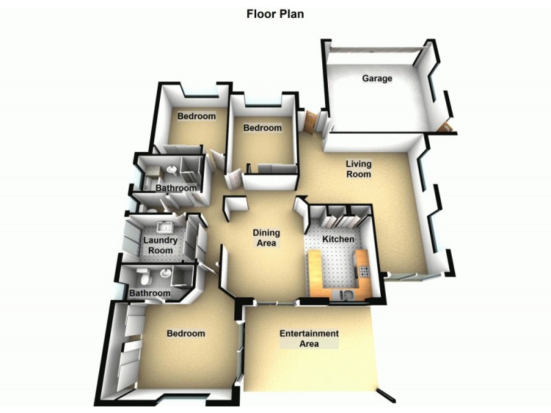 53 Reardon Street, Calamvale QLD 4116 Floorplan