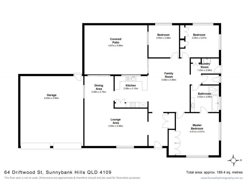 64 Driftwood Street, Sunnybank Hills QLD 4109 Floorplan