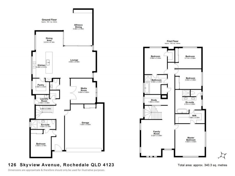 126 Skyview Avenue, Rochedale QLD 4123 Floorplan