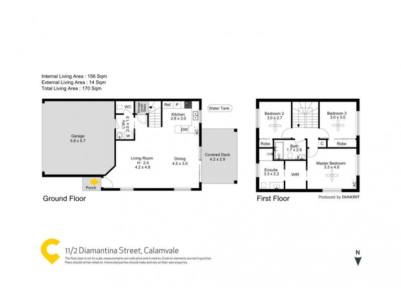 11/2 Diamantina Street, Calamvale QLD 4116 Floorplan