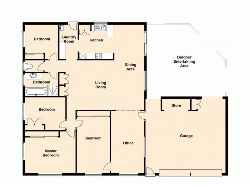 18 Netting Street, Sunnybank Hills QLD 4109 Floorplan
