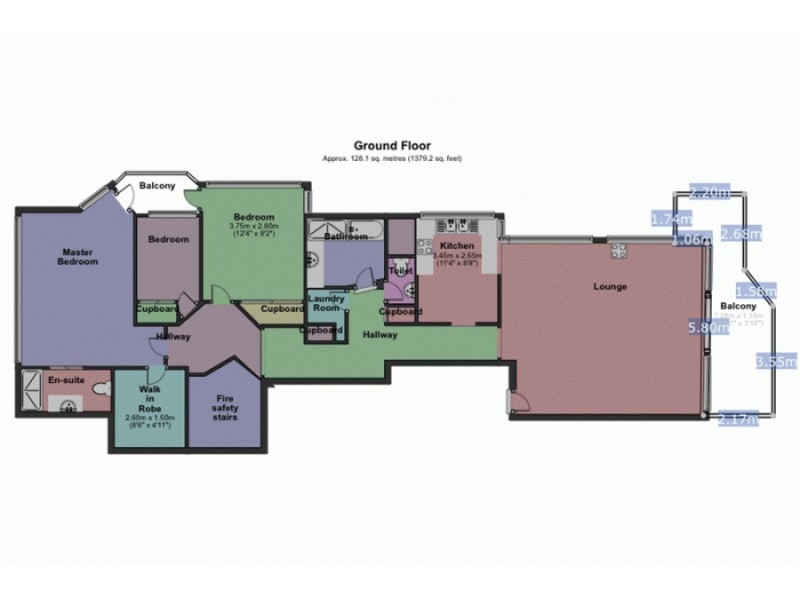 17/124 Macquarie St, St Lucia QLD 4067 Floorplan