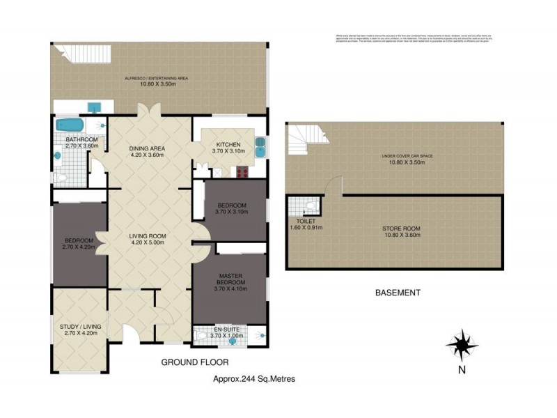 68 Coopers Camp Road, Bardon QLD 4065 Floorplan