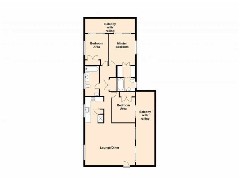 2/39 Cadell Street, Toowong QLD 4066 Floorplan