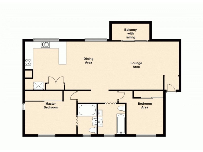 3/99 Thorn Street, Kangaroo Point QLD 4169 Floorplan