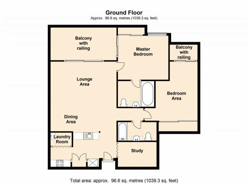 360/803 Stanley Street, Woolloongabba QLD 4102 Floorplan