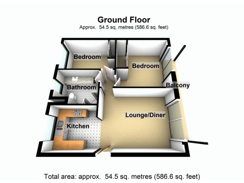 6/24 Miskin Street, Toowong QLD 4066 Floorplan