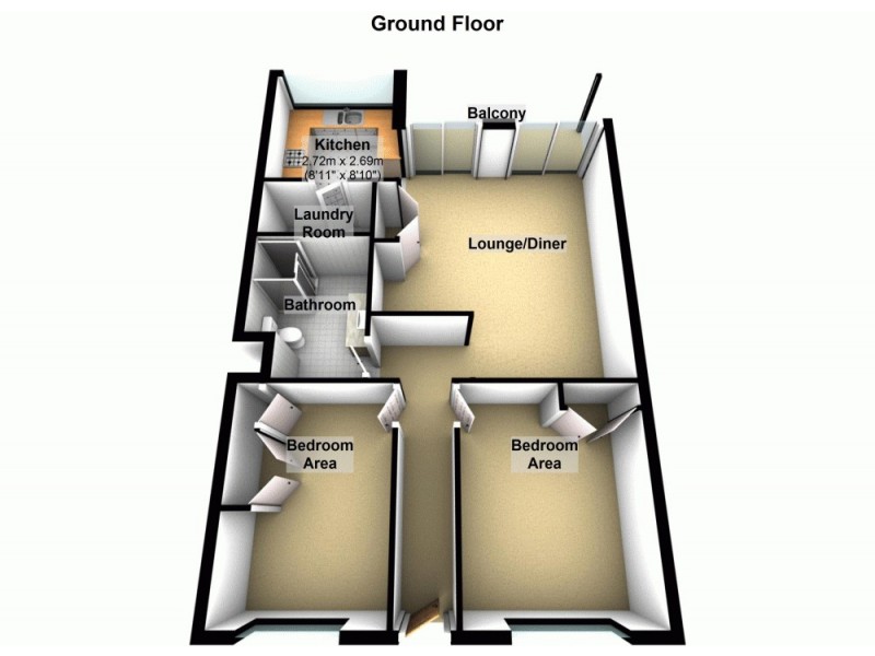 8/9 Norwood Street, Toowong QLD 4066 Floorplan
