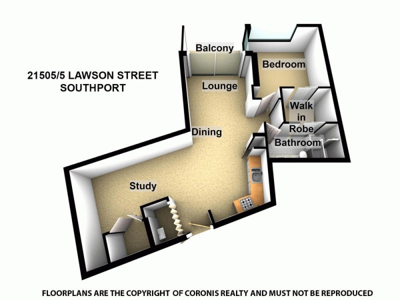 21505/5 Lawson Street, Southport QLD 4215 Floorplan