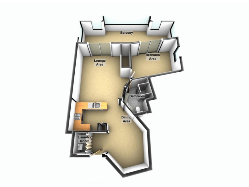117/66 Dunmore Tce, Auchenflower QLD 4066 Floorplan
