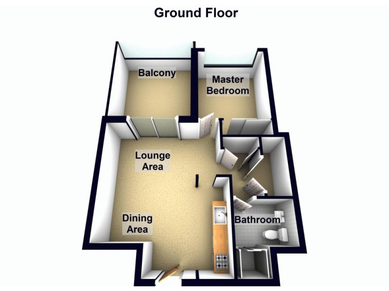 806/16 Brewers Street, Bowen Hills QLD 4006 Floorplan