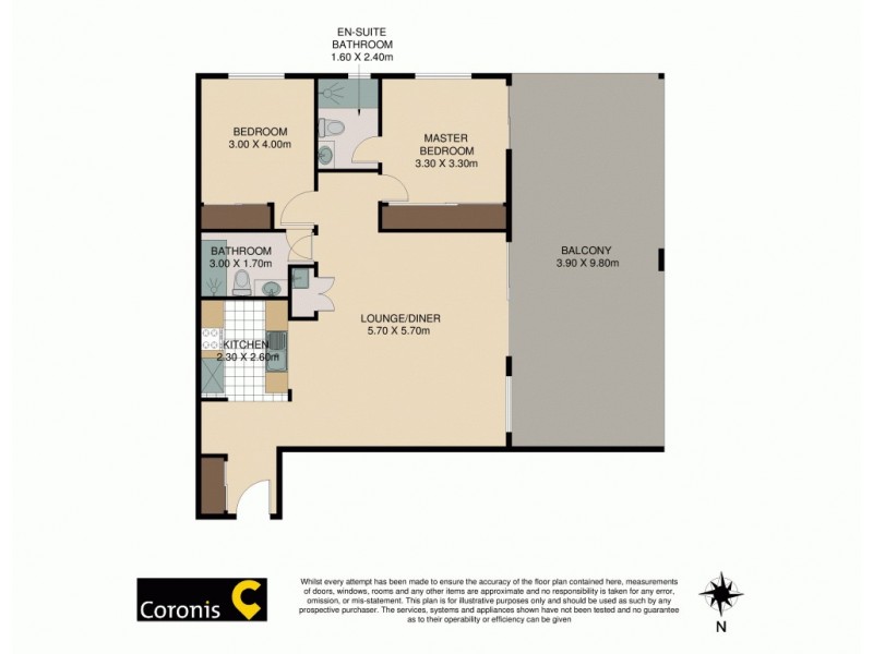 802/70 Victoria Street, West End QLD 4101 Floorplan