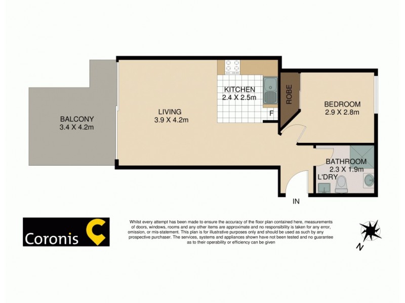 12/23 Lima Street, Auchenflower QLD 4066 Floorplan