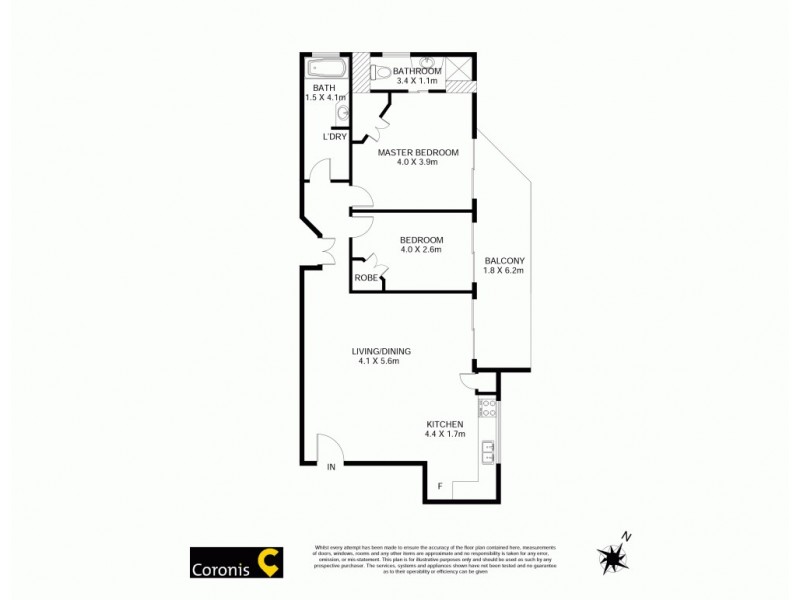 10/4 Sheehan Street, Milton QLD 4064 Floorplan