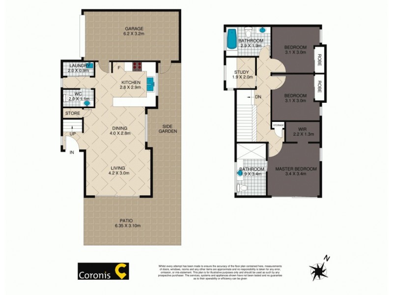 1/18 Booligal Street, Carina QLD 4152 Floorplan