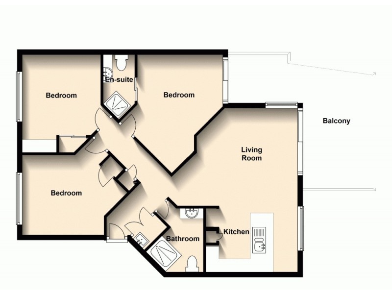 7/260 Sir Fred Schonell Drive, St Lucia QLD 4067 Floorplan