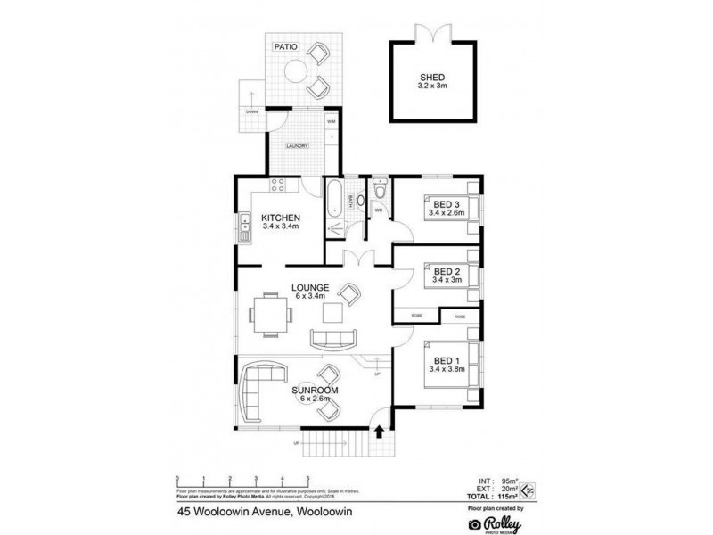45 Wooloowin Avenue, Wooloowin QLD 4030 Floorplan