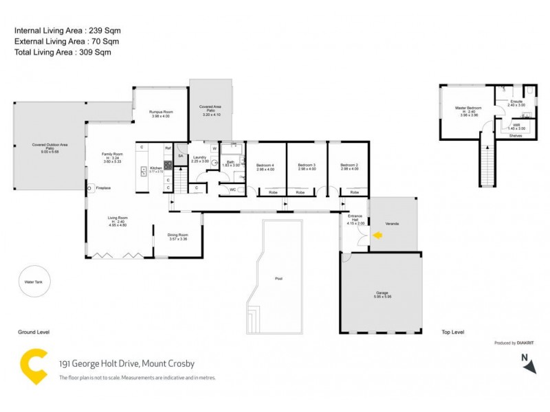 191 George Holt Drive, Mount Crosby QLD 4306 Floorplan