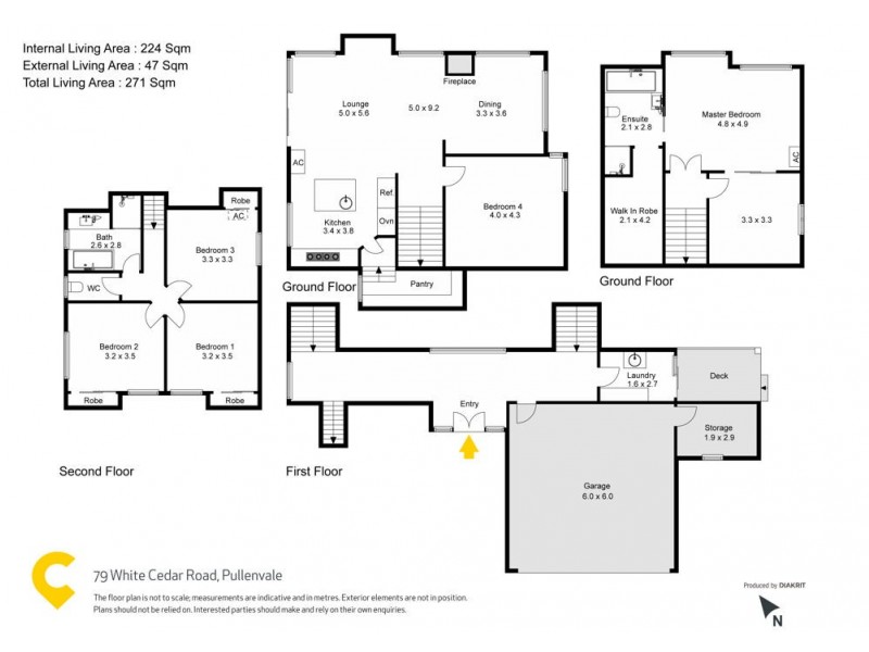 79 White Cedar Road, Pullenvale QLD 4069 Floorplan