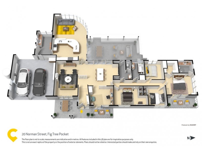 20 Norman Street, Fig Tree Pocket QLD 4069 Floorplan