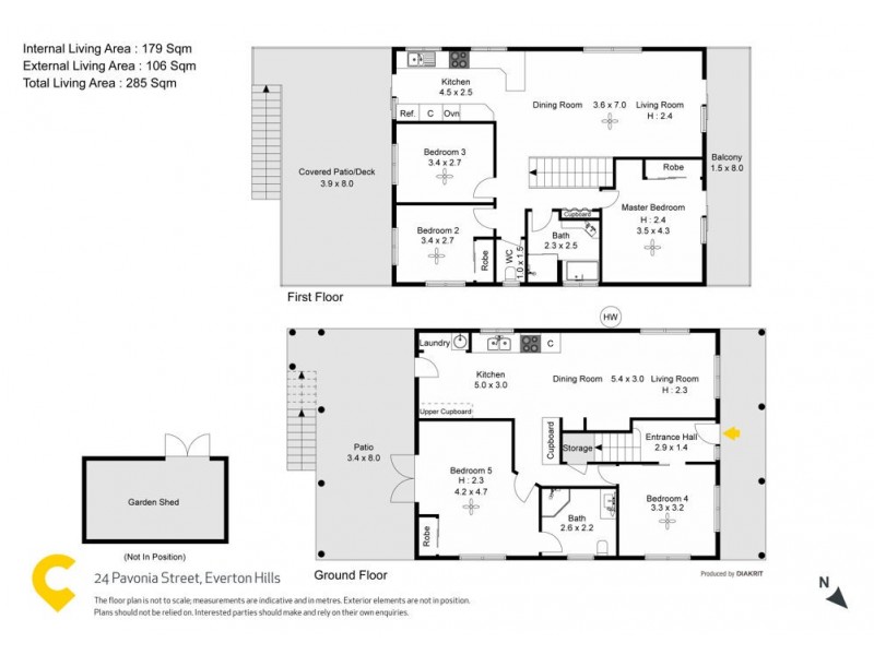 24 Pavonia Street, Everton Hills QLD 4053 Floorplan