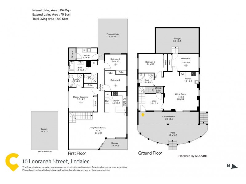 10 Looranah Street, Jindalee QLD 4074 Floorplan