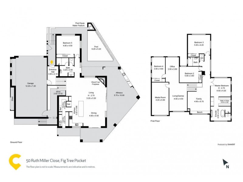 50 Ruth Miller Close, Fig Tree Pocket QLD 4069 Floorplan