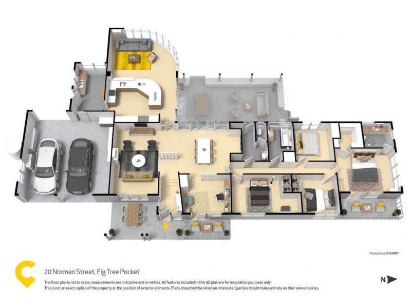 20 Norman Street, Fig Tree Pocket QLD 4069 Floorplan