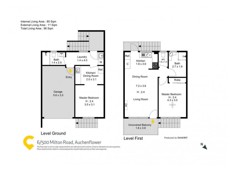 6/500 Milton Road, Toowong QLD 4066 Floorplan