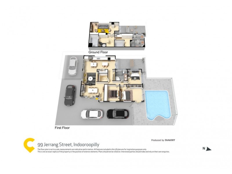 99 Jerrang Street, Indooroopilly QLD 4068 Floorplan