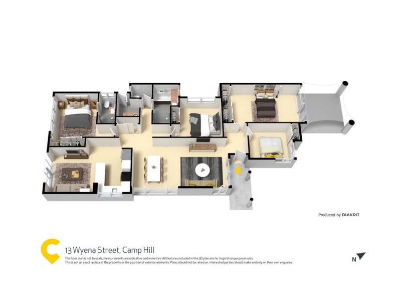 13 Wyena Street, Camp Hill QLD 4152 Floorplan