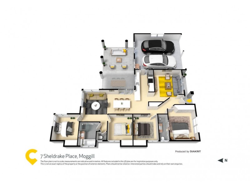 7 Sheldrake Place, Moggill QLD 4070 Floorplan