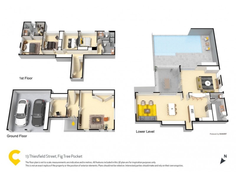 13 Thiesfield Street, Fig Tree Pocket QLD 4069 Floorplan