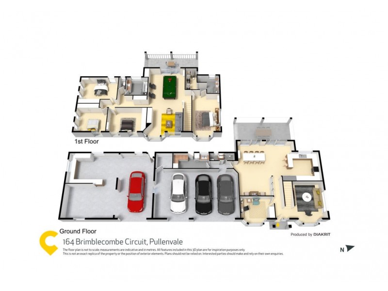 164 Brimblecombe Circuit, Pullenvale QLD 4069 Floorplan