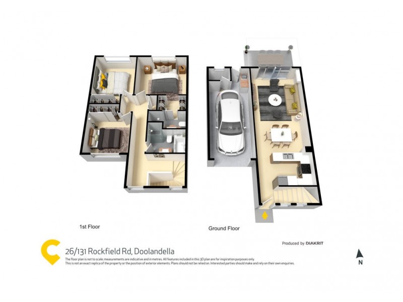 26/131 Rockfield Road, Doolandella QLD 4077 Floorplan