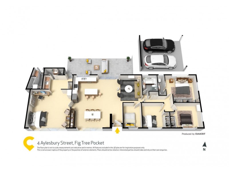 4 Aylesbury Street, Fig Tree Pocket QLD 4069 Floorplan