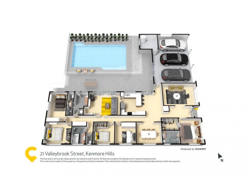 21 Valleybrook Street, Kenmore Hills QLD 4069 Floorplan