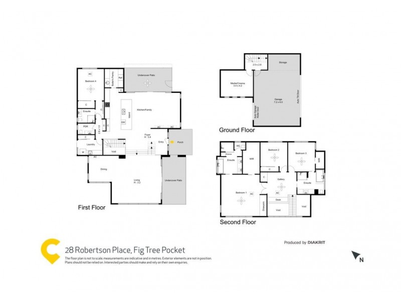 28 Robertson Place, Fig Tree Pocket QLD 4069 Floorplan