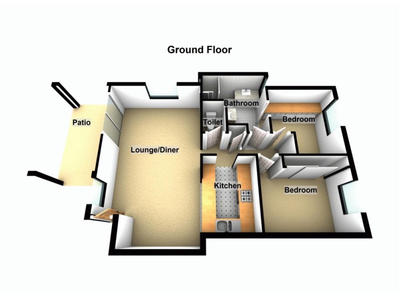 1/21 Forbes Street, West End QLD 4101 Floorplan