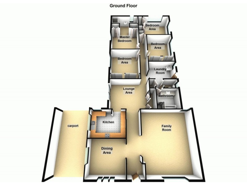 6 Desbet Street, The Gap QLD 4061 Floorplan